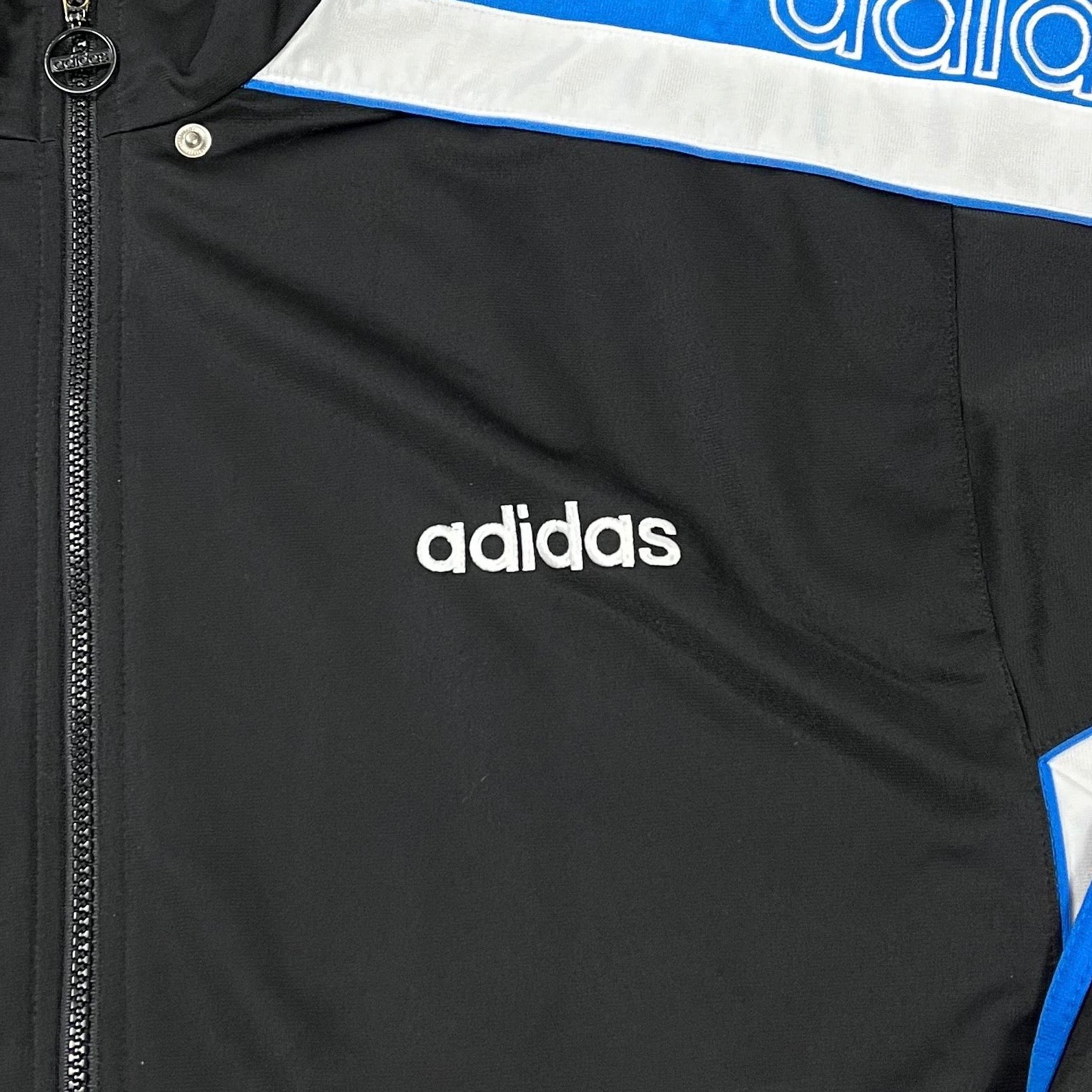 Adidas 90s Vintage Trainingsjacke Schwarz M - Vinverse