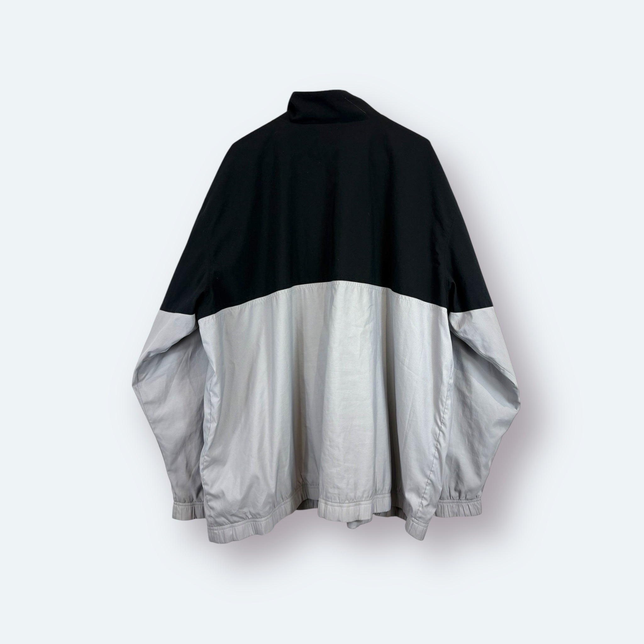 Nike 2000s Trainingsjacke Grau Schwarz XXL - Vinverse