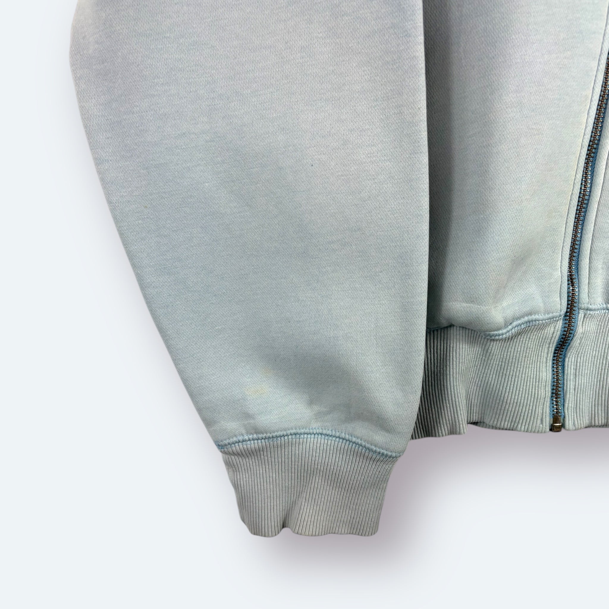 Nike 2000s Washed Zip Hoodie Hellblau M - Vinverse