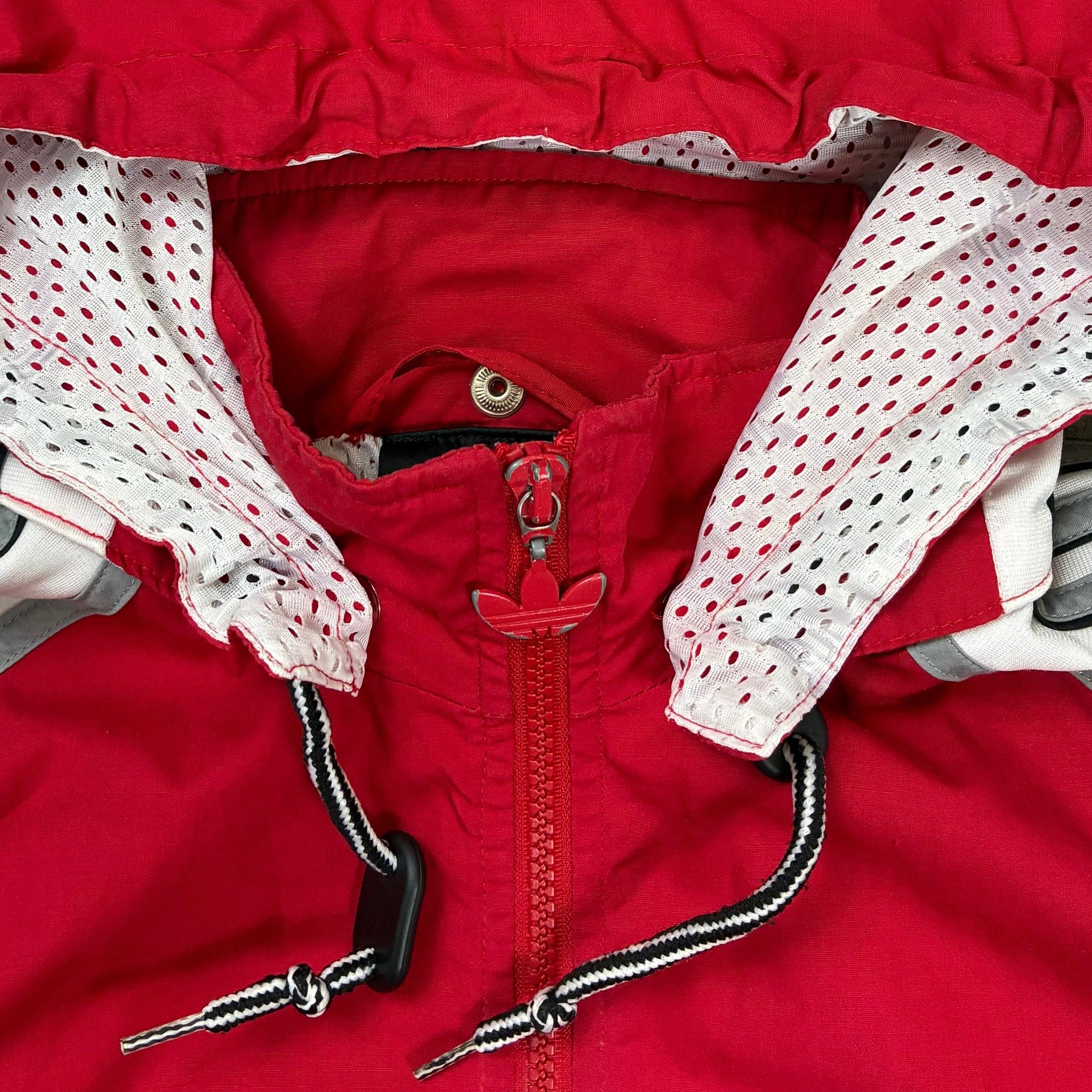 Adidas 80er Vintage Trainingsjacke Rot M - Vinverse