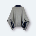 Adidas 90s Vintage Sweatjacke Grau Marineblau M - Vinverse