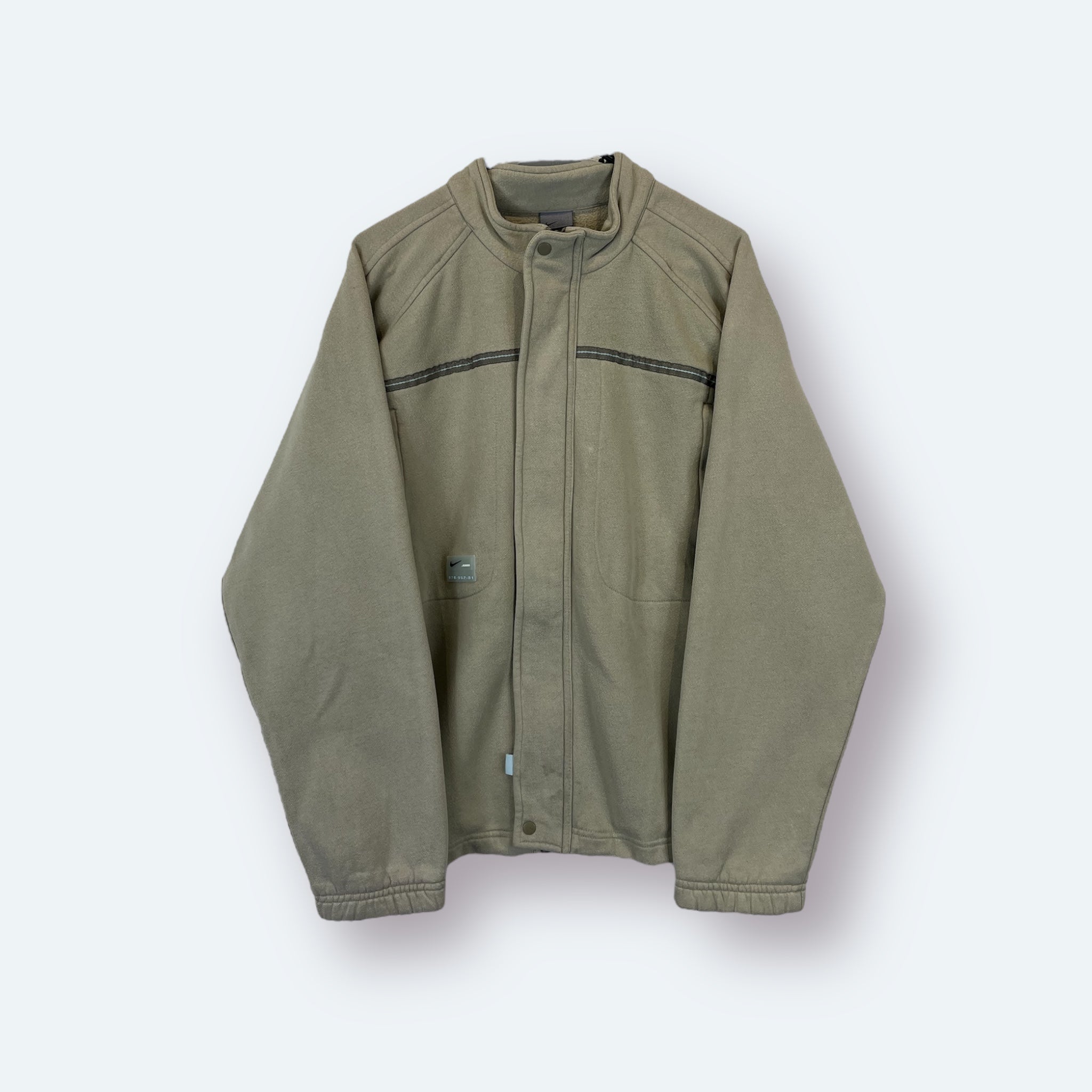 Nike 2000s Sweatjacke Beige M - Vinverse