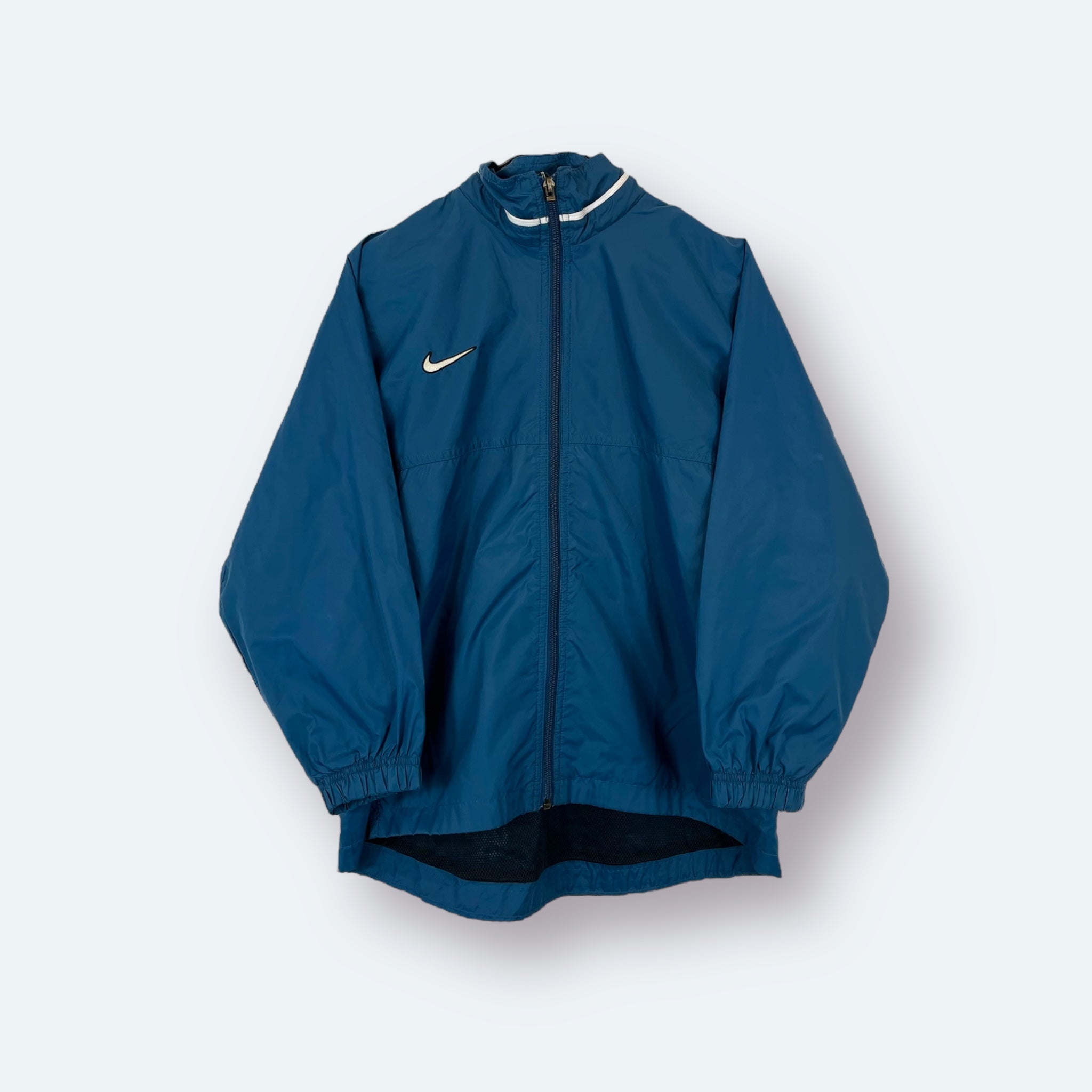 Nike Team 90s Vintage Windbreaker Blau M - Vinverse