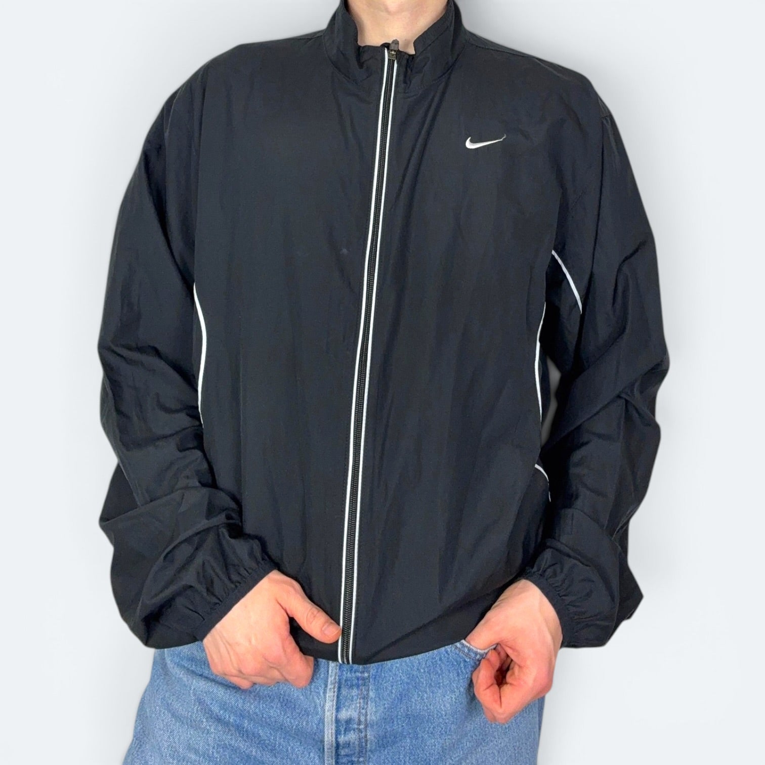 Nike Trainingsjacke 2000s Schwarz XL - Vinverse
