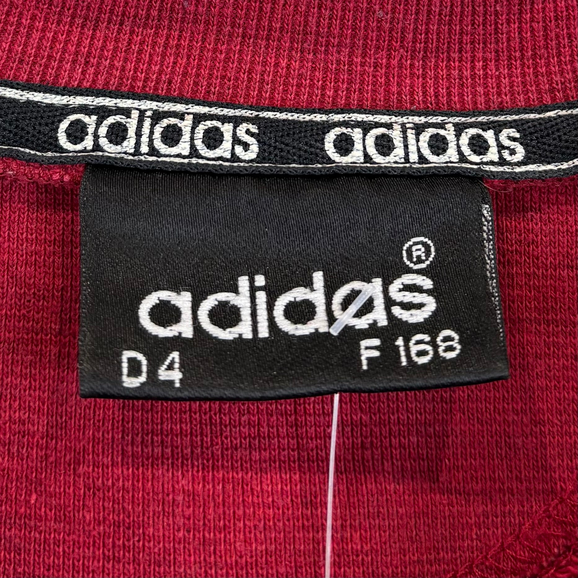 Adidas 90s Vintage Sweater Rot L - Vinverse