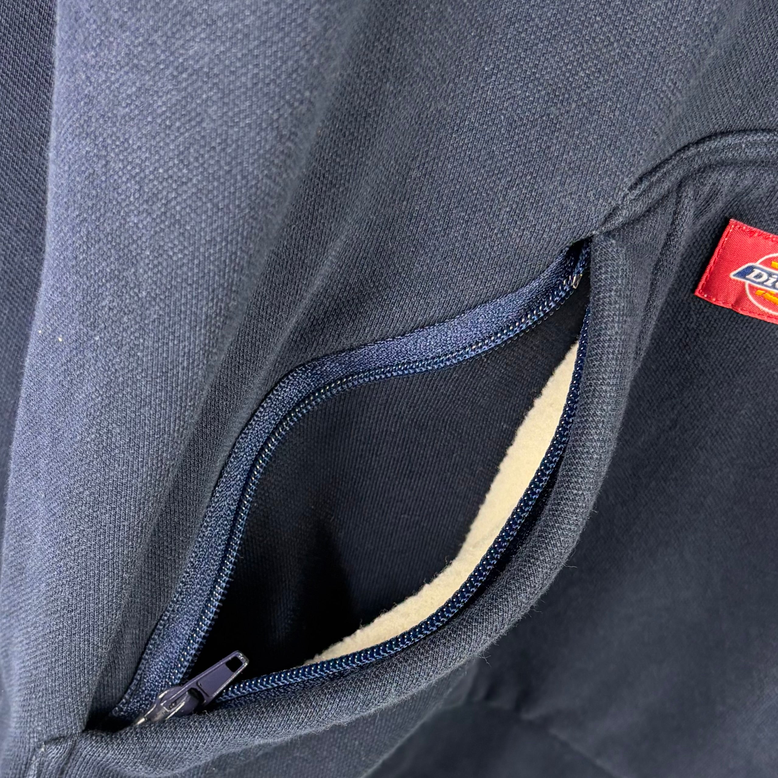 Dickies Hoodie Half Zip Marineblau M - Vinverse