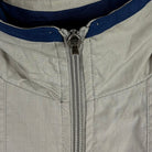 Adidas Vintage Trainingsjacke Beige Marineblau M - Vinverse