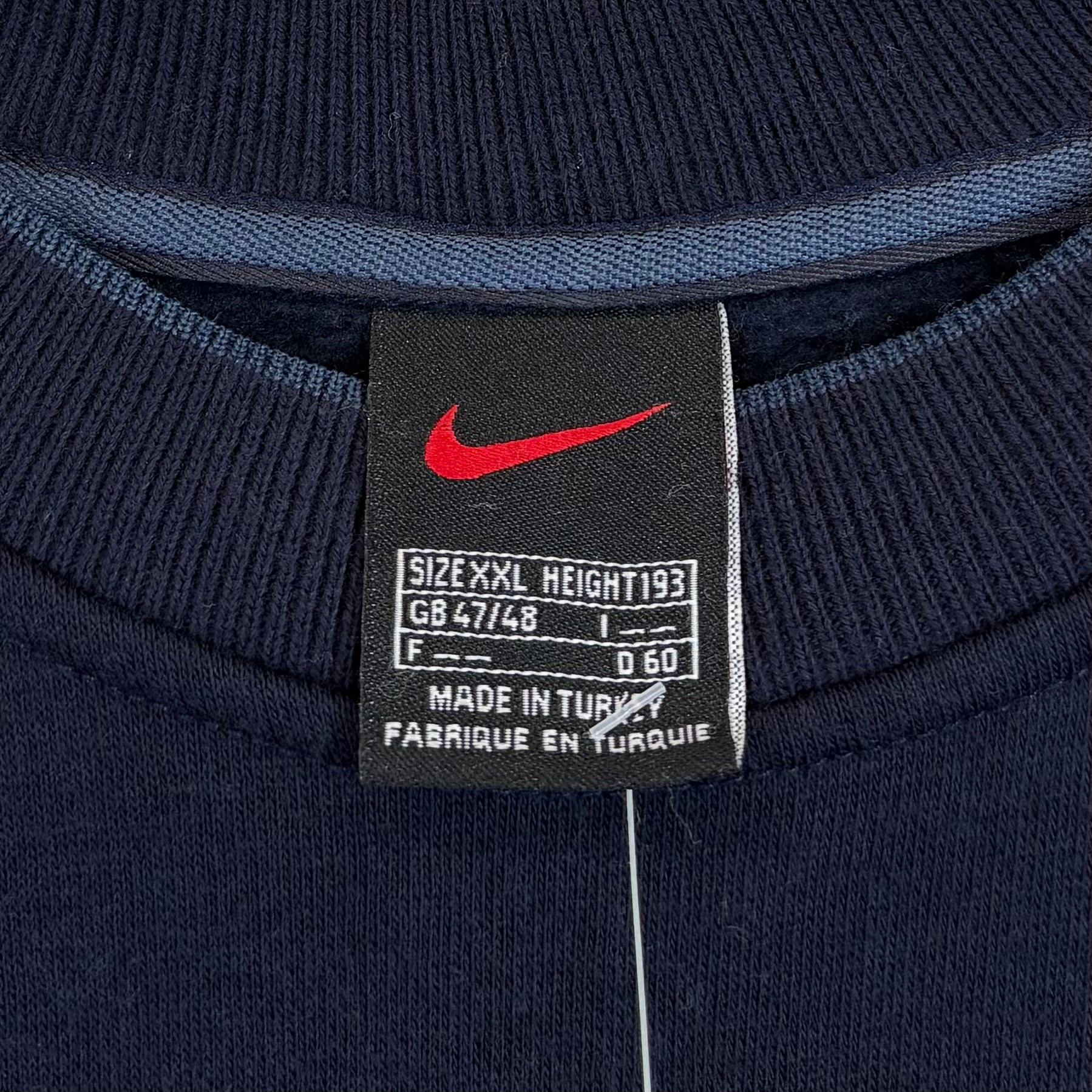 Nike Athletic 90s Vintage Sweater Marineblau XXL - Vinverse