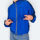 Nike Vintage Trainingsjacke 90s Blau M - Vinverse