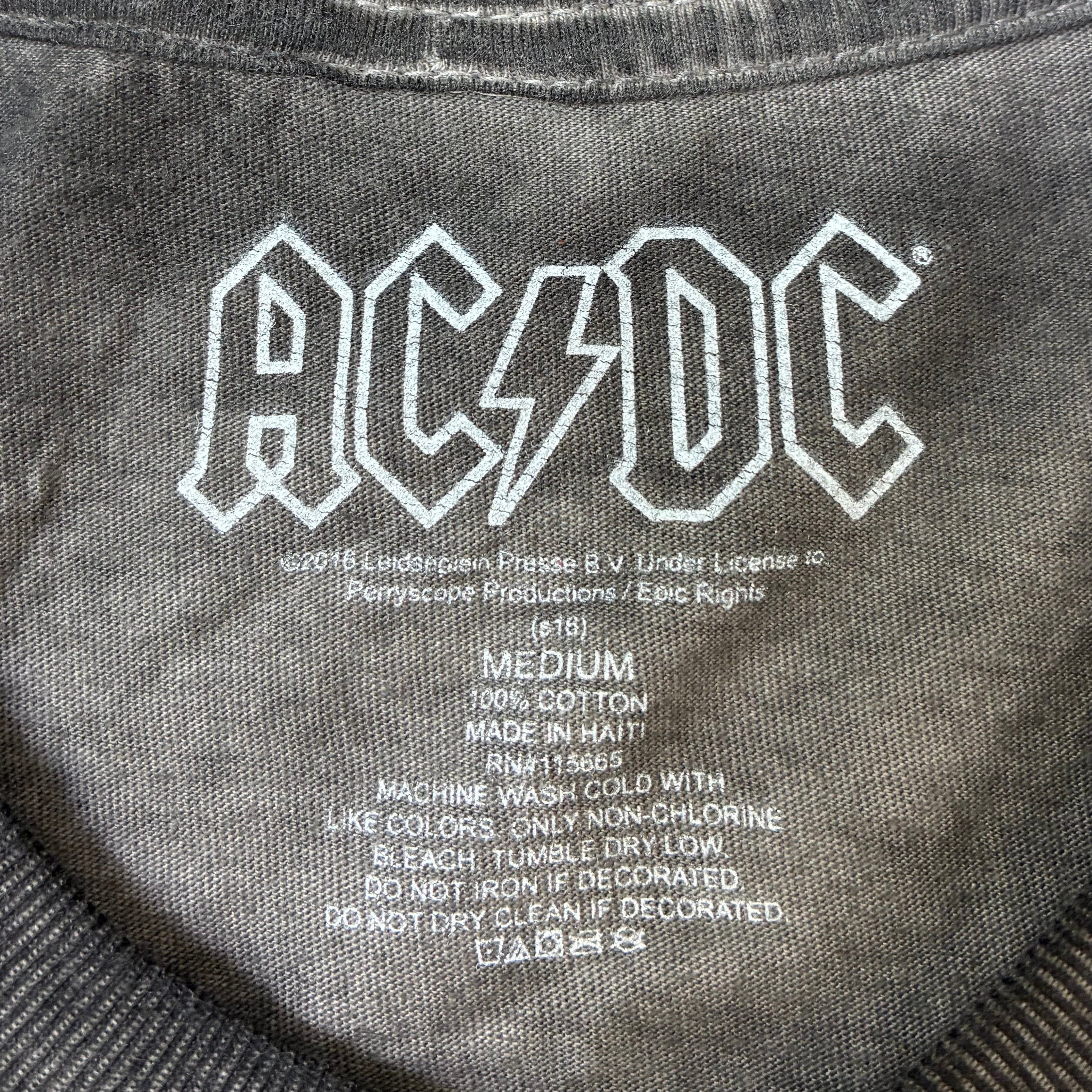ACDC Shirt Highway to hell Grau M - Vinverse