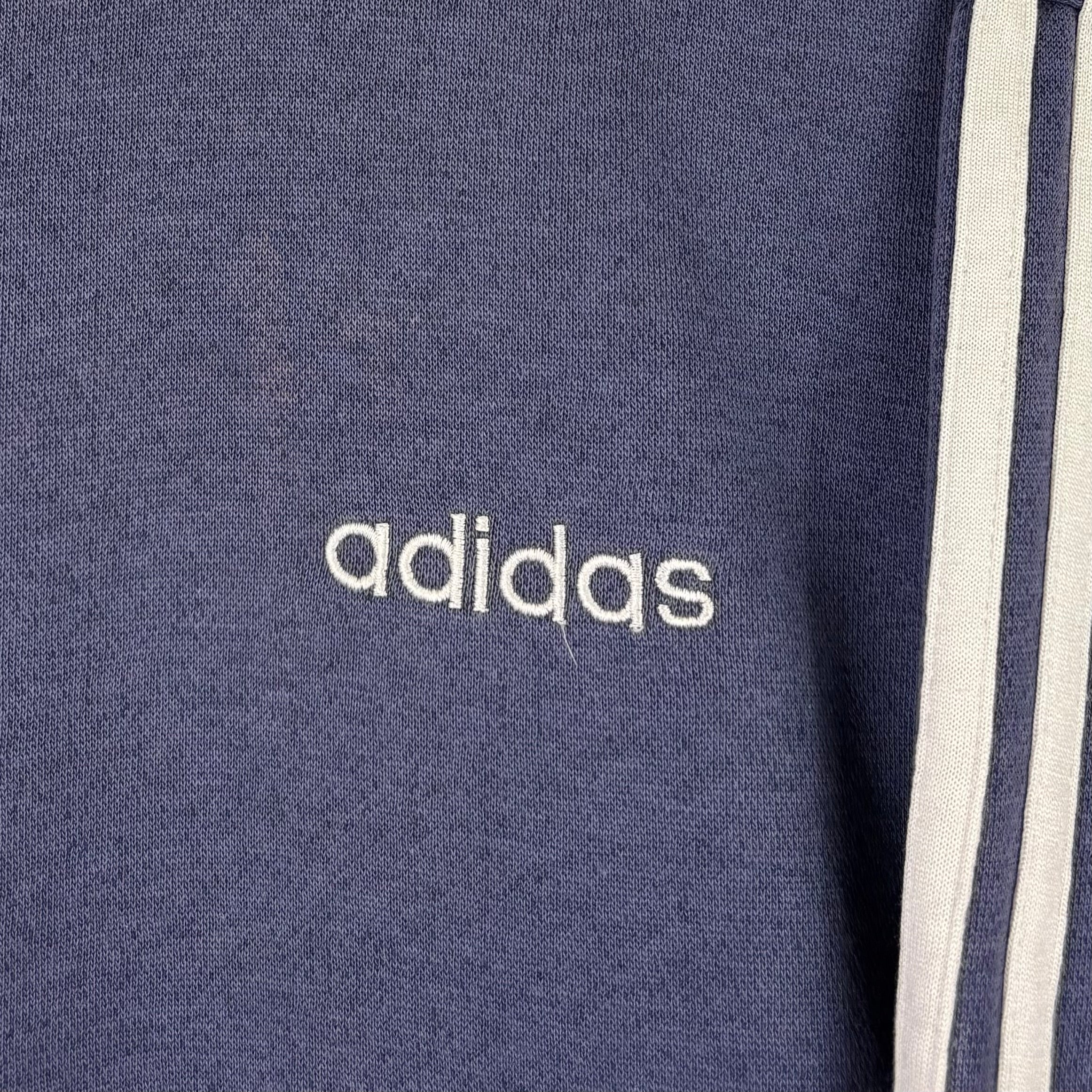 Adidas 90s Vintage Sweater Blau L (Größe & Mängel?)! - Vinverse