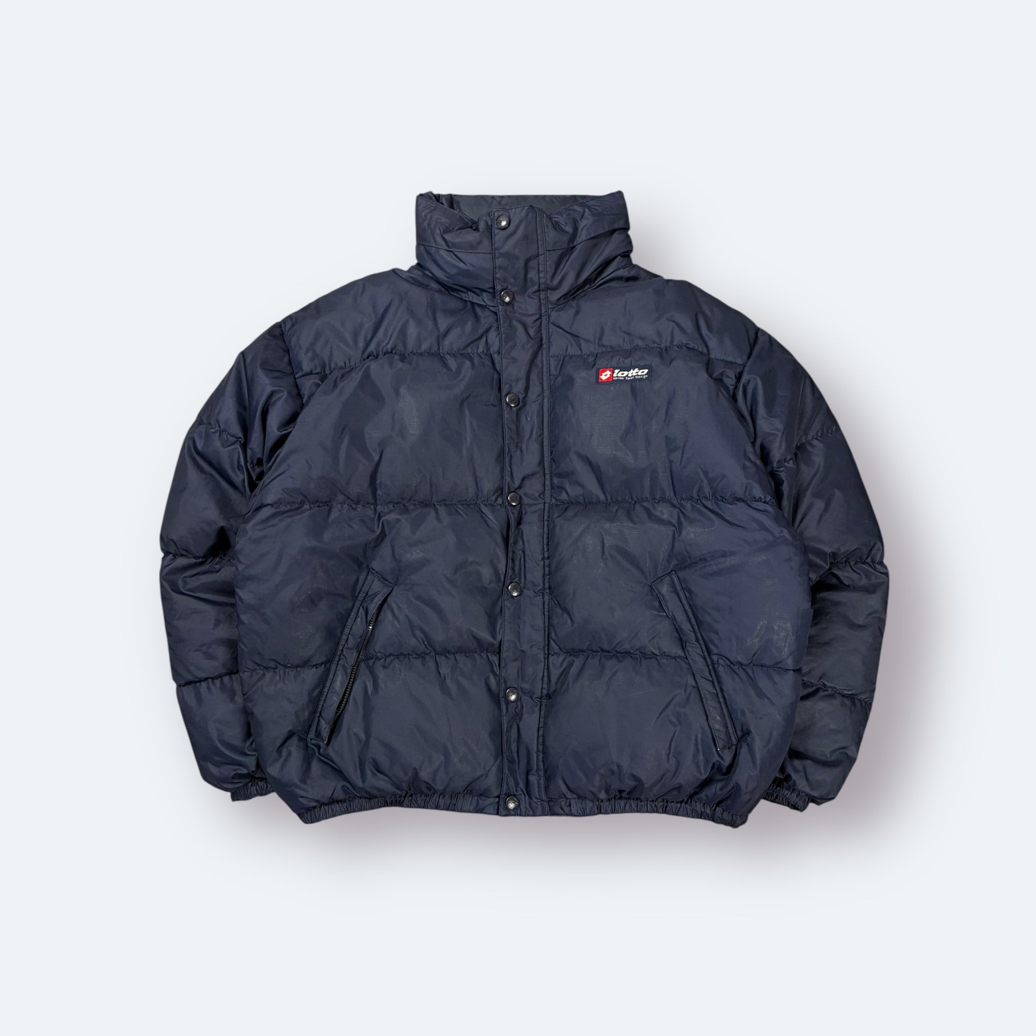 Lotto 2000s Vintage Daunenjacke Marineblau S - Vinverse