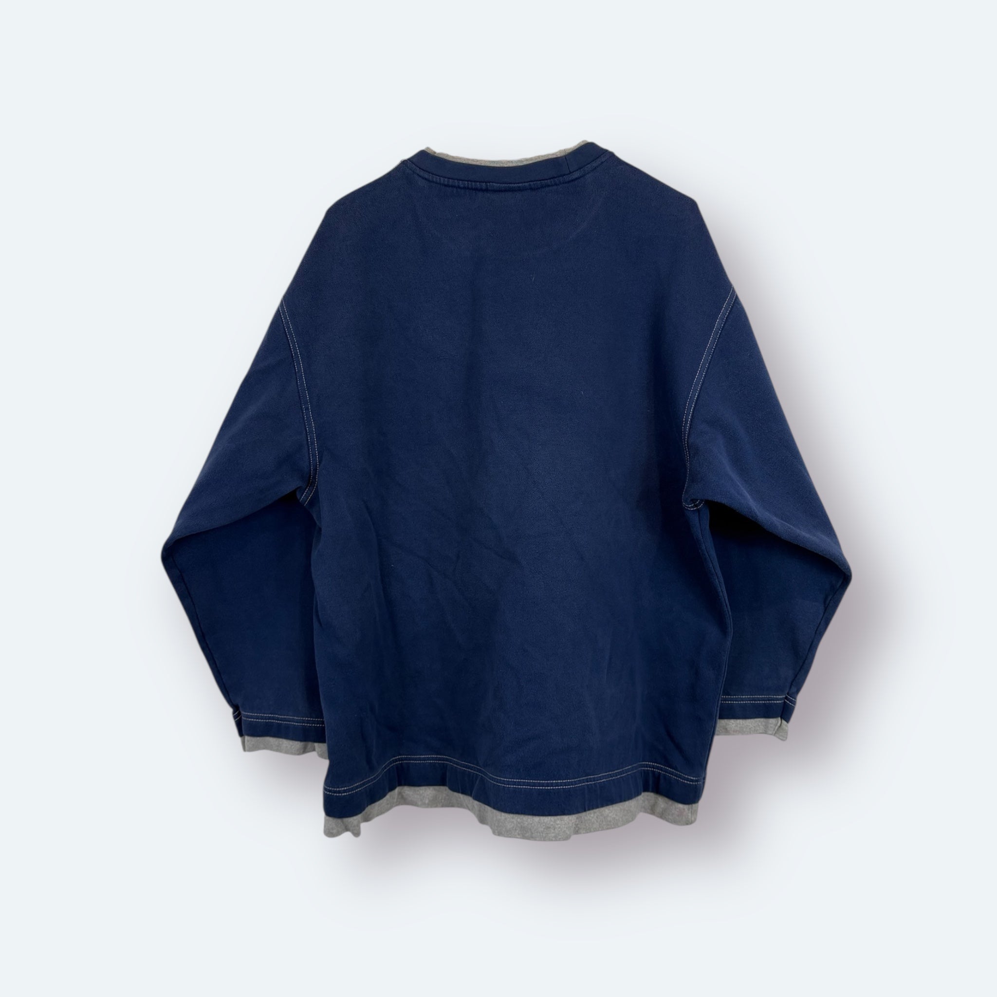 Adidas 1999 Vintage Sweater Marineblau L - Vinverse