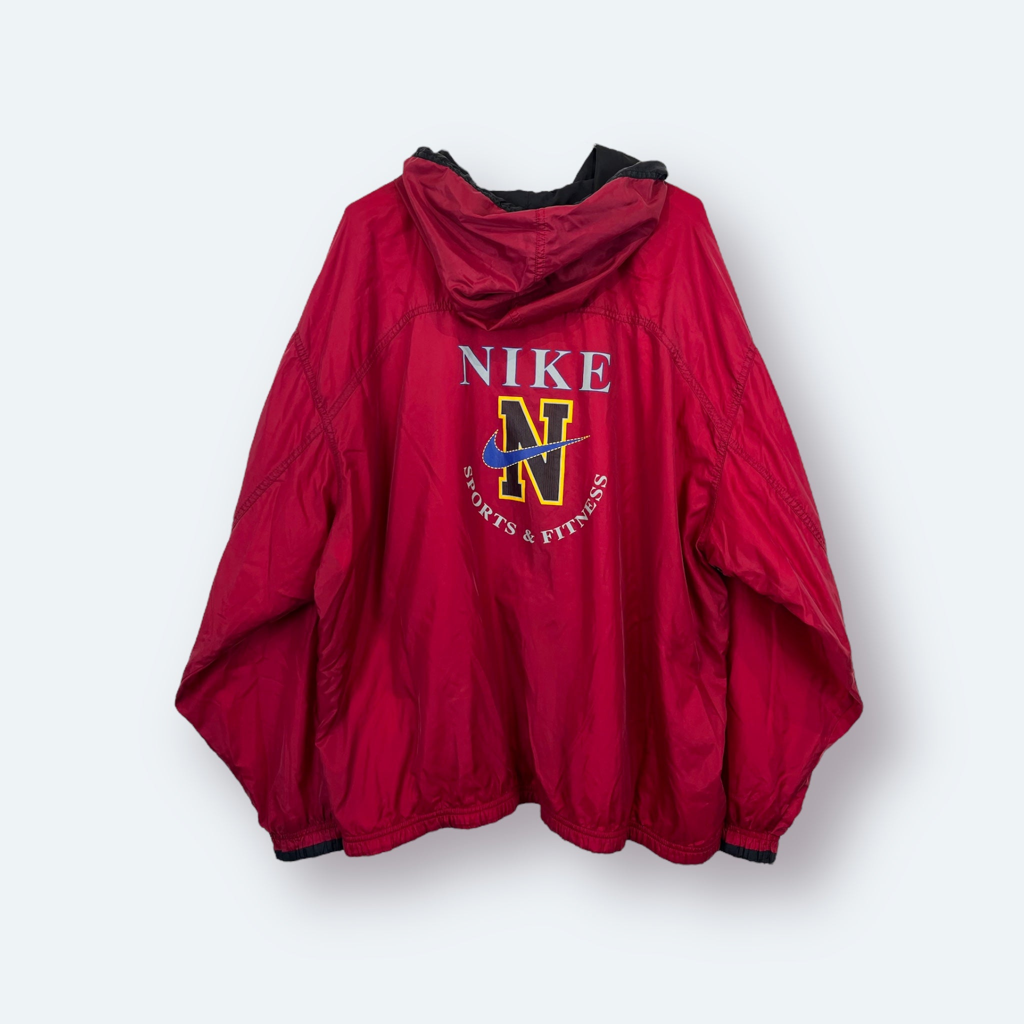 Nike 90s Vintage Trainingsjacke Rot L - Vinverse