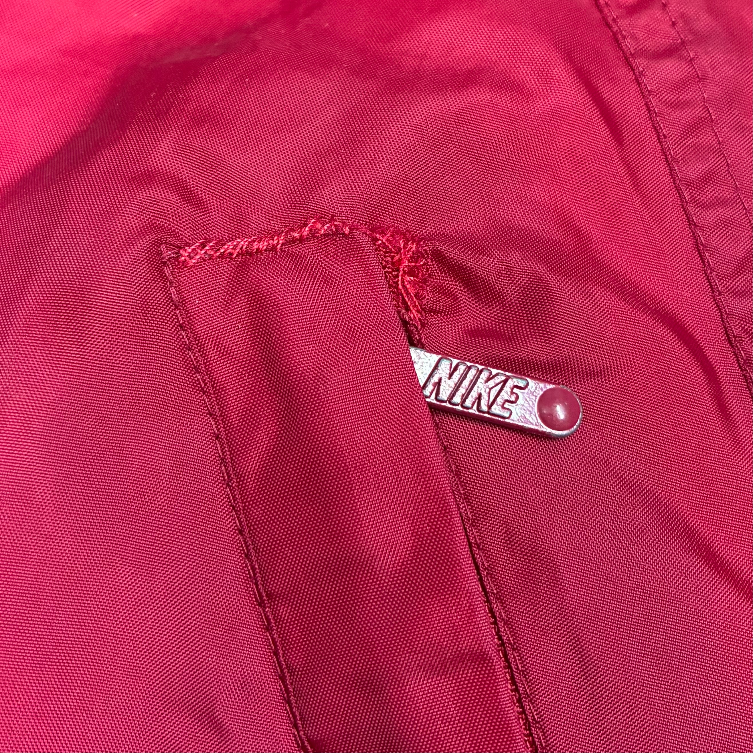 Nike 90s Vintage Trainingsjacke Rot L - Vinverse