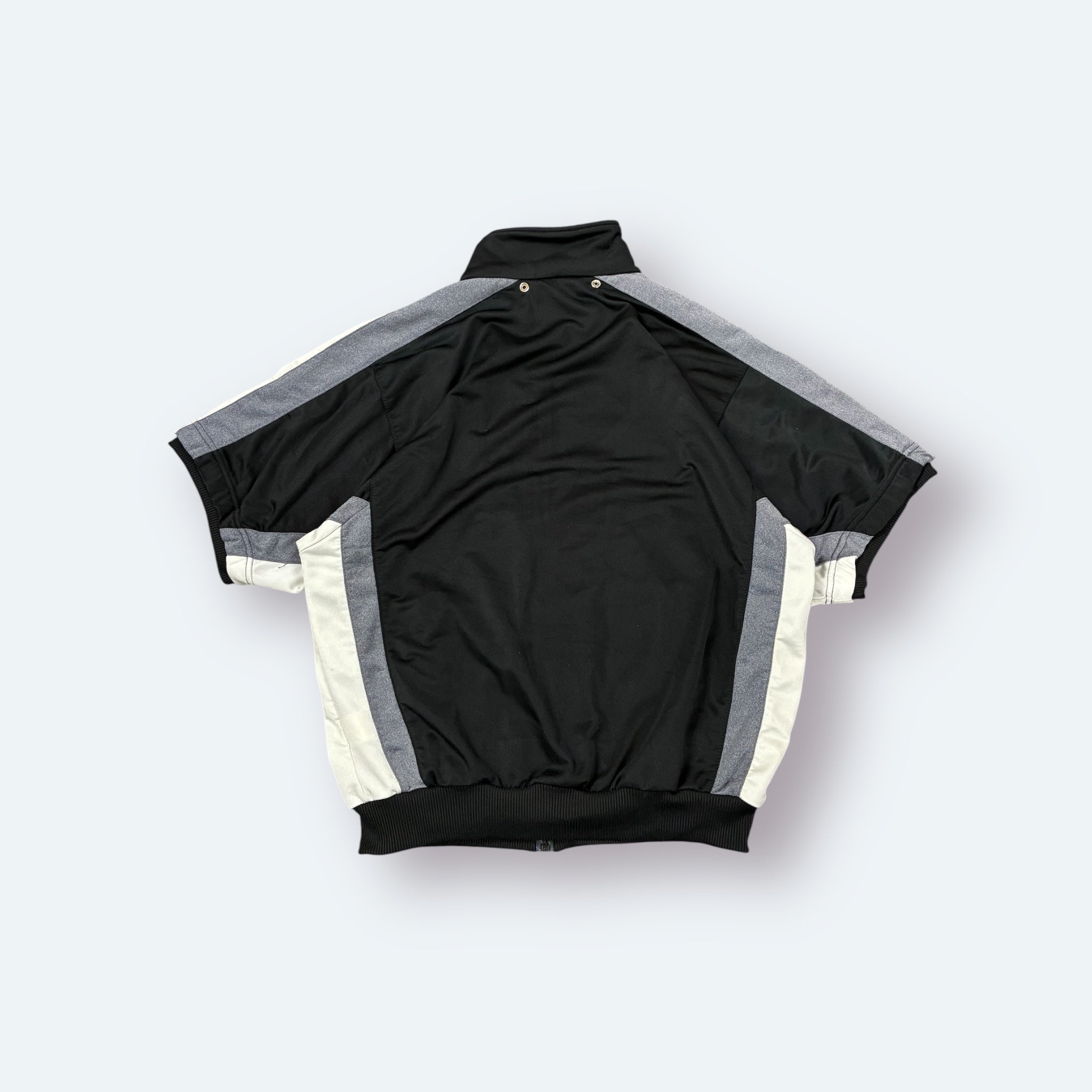 Adidas 80s Vintage 3-Stripes Kurzarm Trainingsjacke Schwarz L - Vinverse