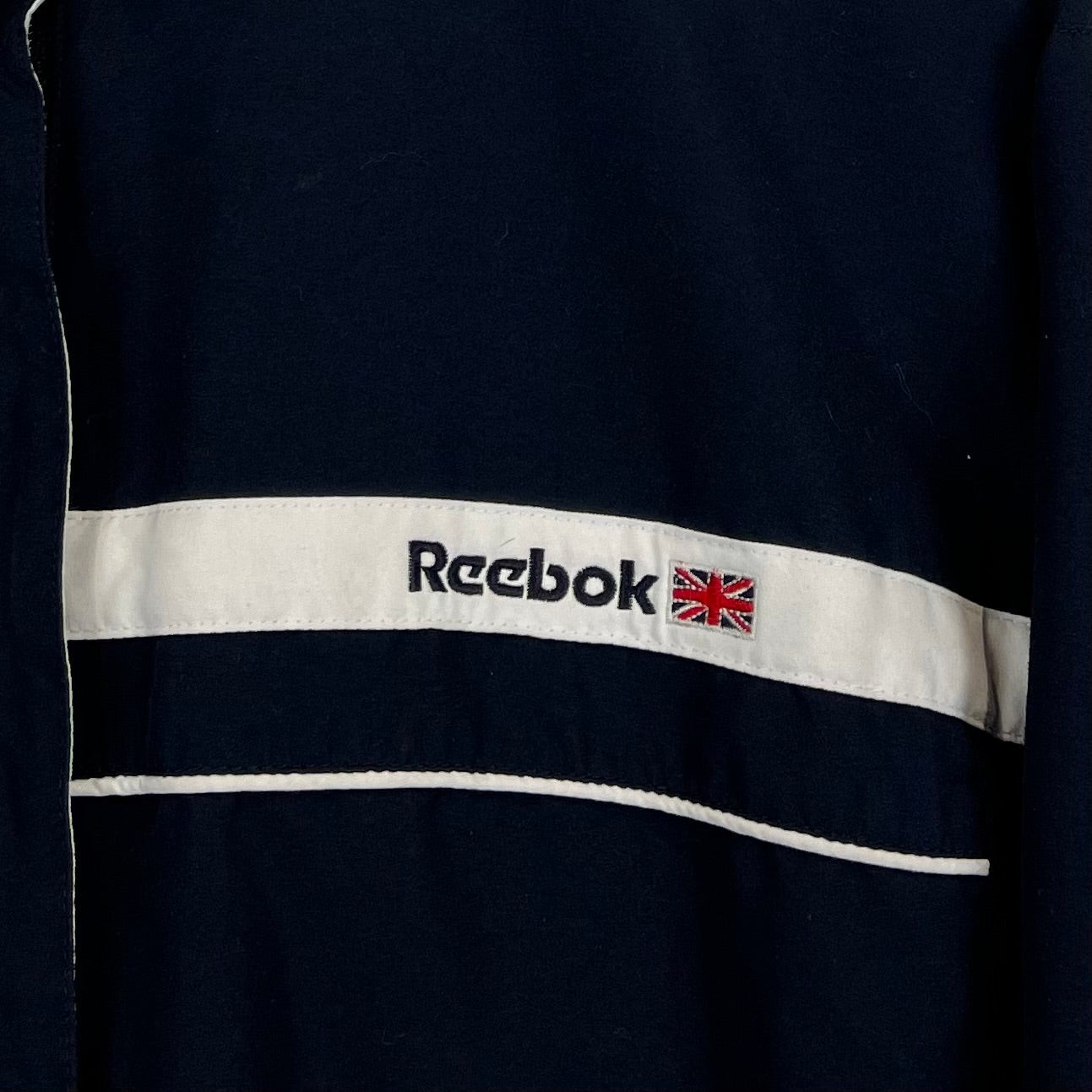 Reebok Trainingsjacke bestickt Blau S - Vinverse