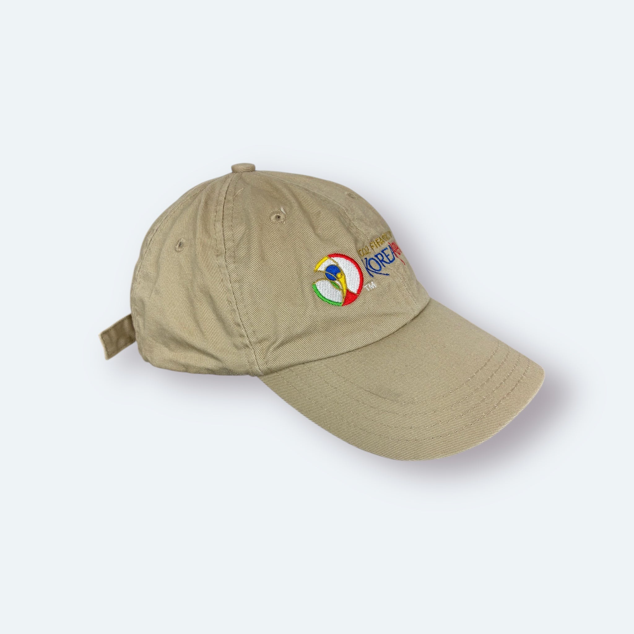 Vintage 2002 Fifa World Cup Korea Japan Cap Hellbraun - Vinverse