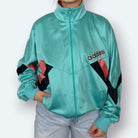 Adidas Vintage Trainingsjacke 90s Türkis L - Vinverse