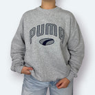 Puma Vintage Sweater 90s Grau M - Vinverse