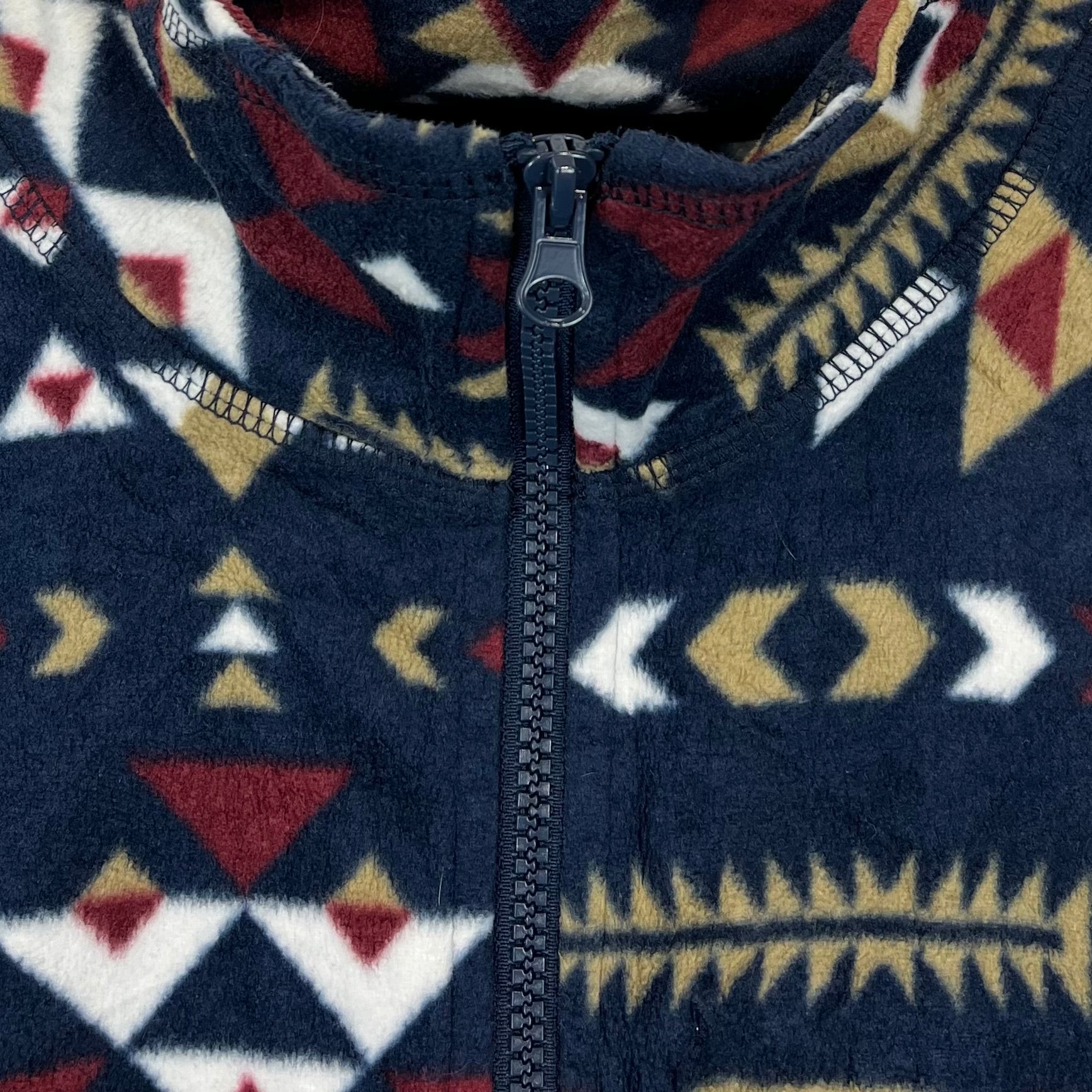 Vintage Fleece Jacke Bunt M - Vinverse