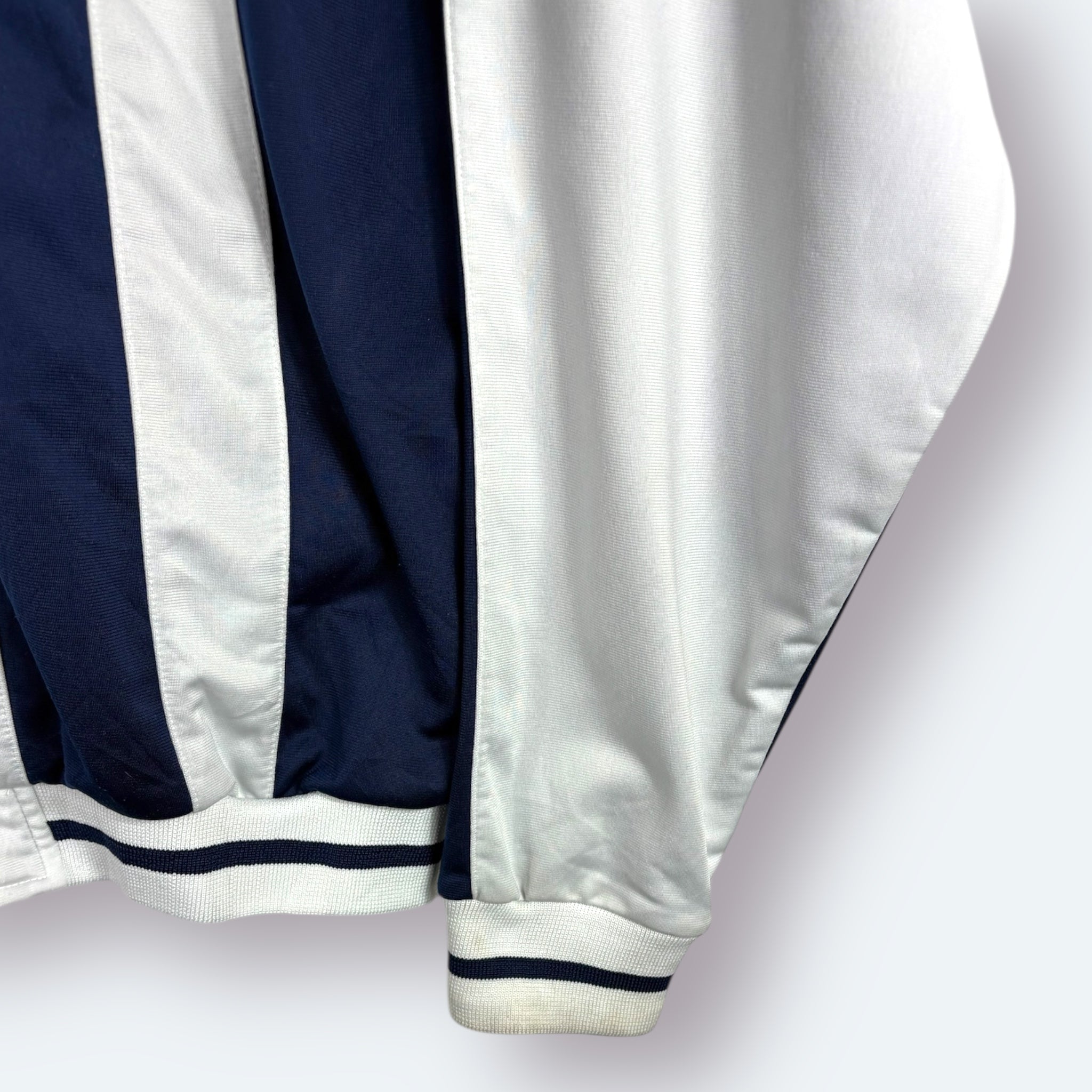 Kappa 90s Vintage Trainingsjacke Weiß Marineblau XL - Vinverse