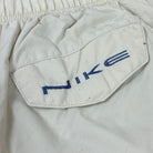 Nike 90s Vintage Trackpants Open Leg Beige L - Vinverse