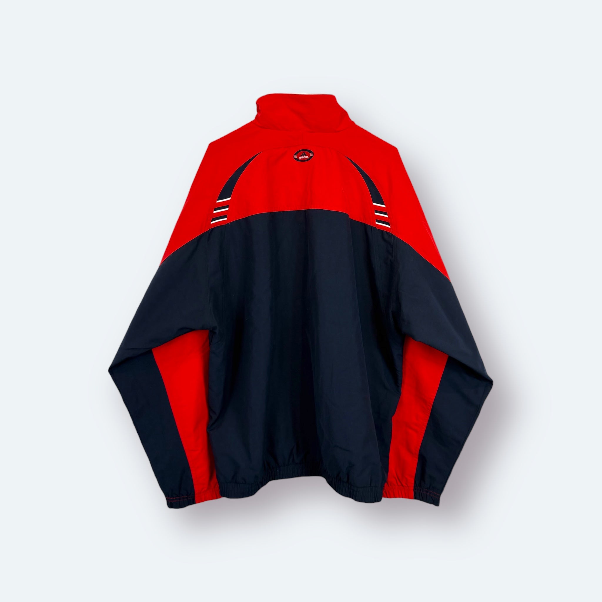 Adidas 2002 Y2K Trainingsjacke Rot Marineblau L - Vinverse