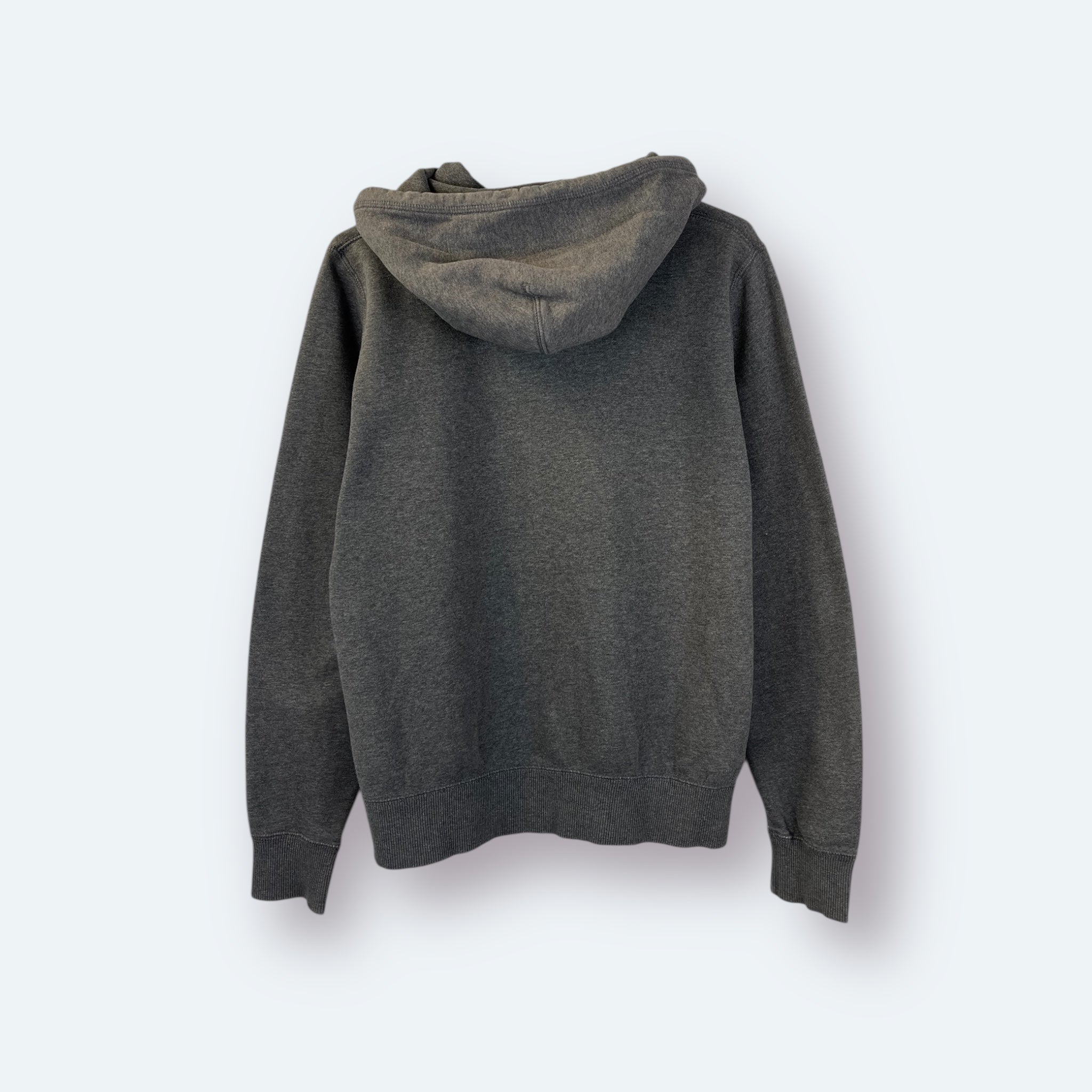 Nike Zip Hoodie bestickt Grau M - Vinverse
