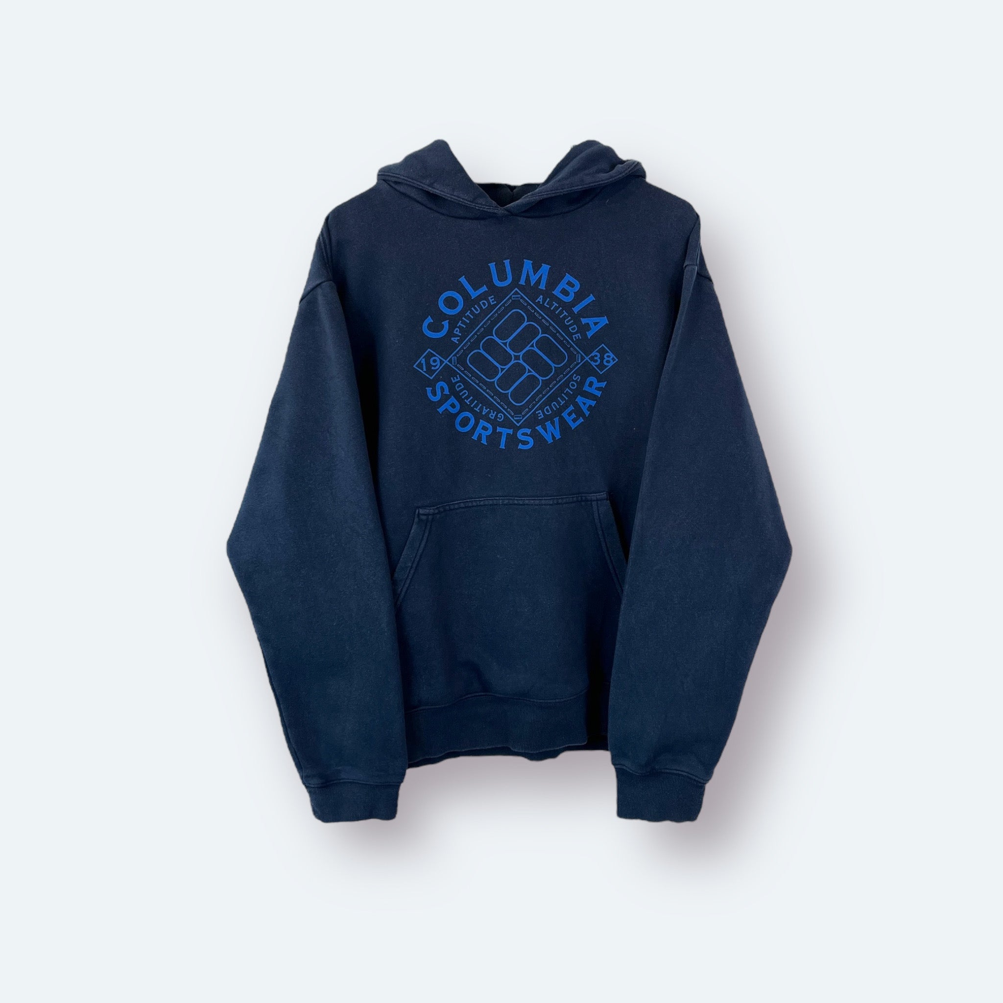Columbia Hoodie Big Logo Print M - Vinverse