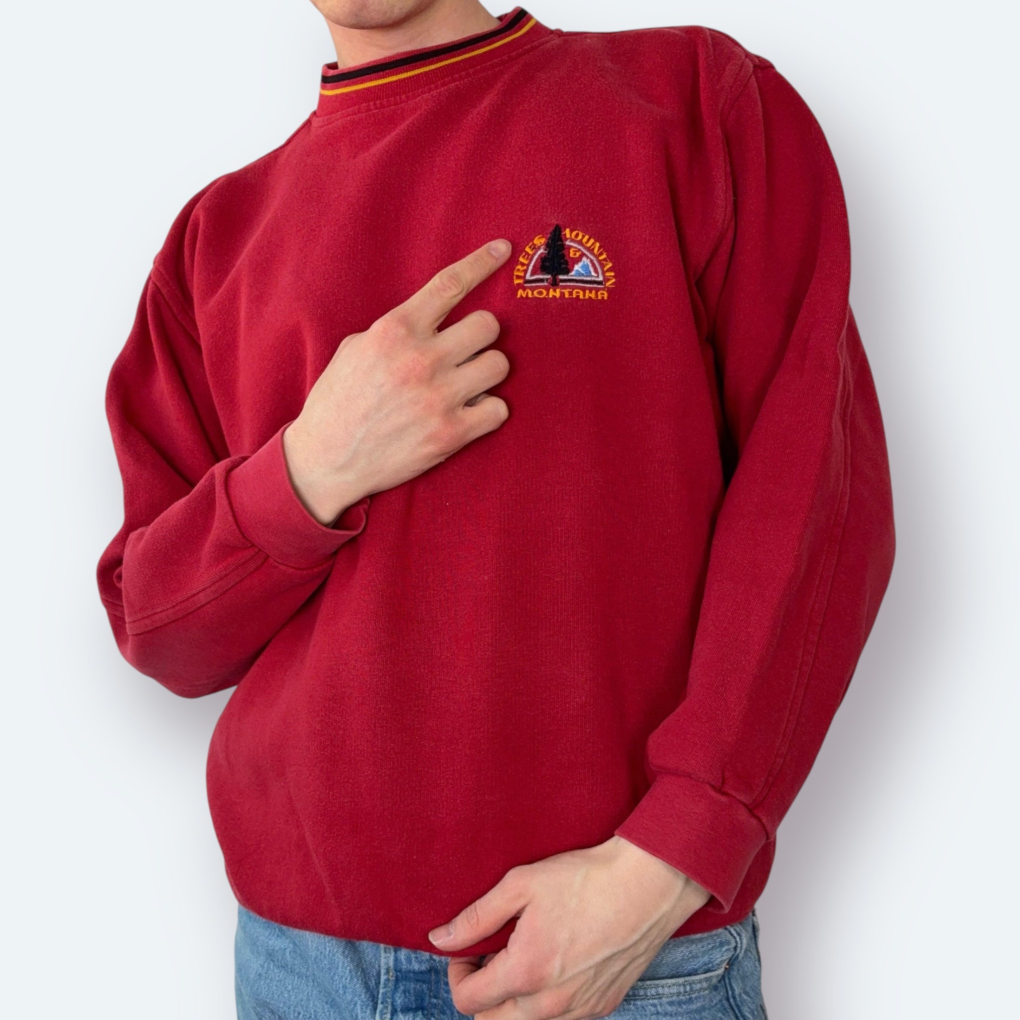 Globetrotter Vintage Sweater Rot M - Vinverse