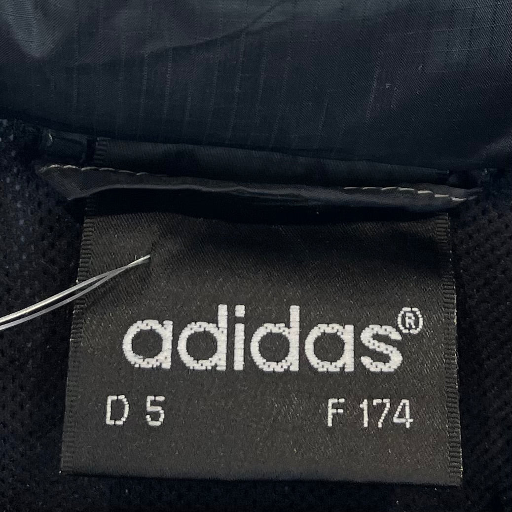 Adidas 80er Vintage Jacke bestickt Schwarz M - Vinverse
