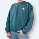 Adidas 90s Vintage Trefoil Sweater L - Vinverse