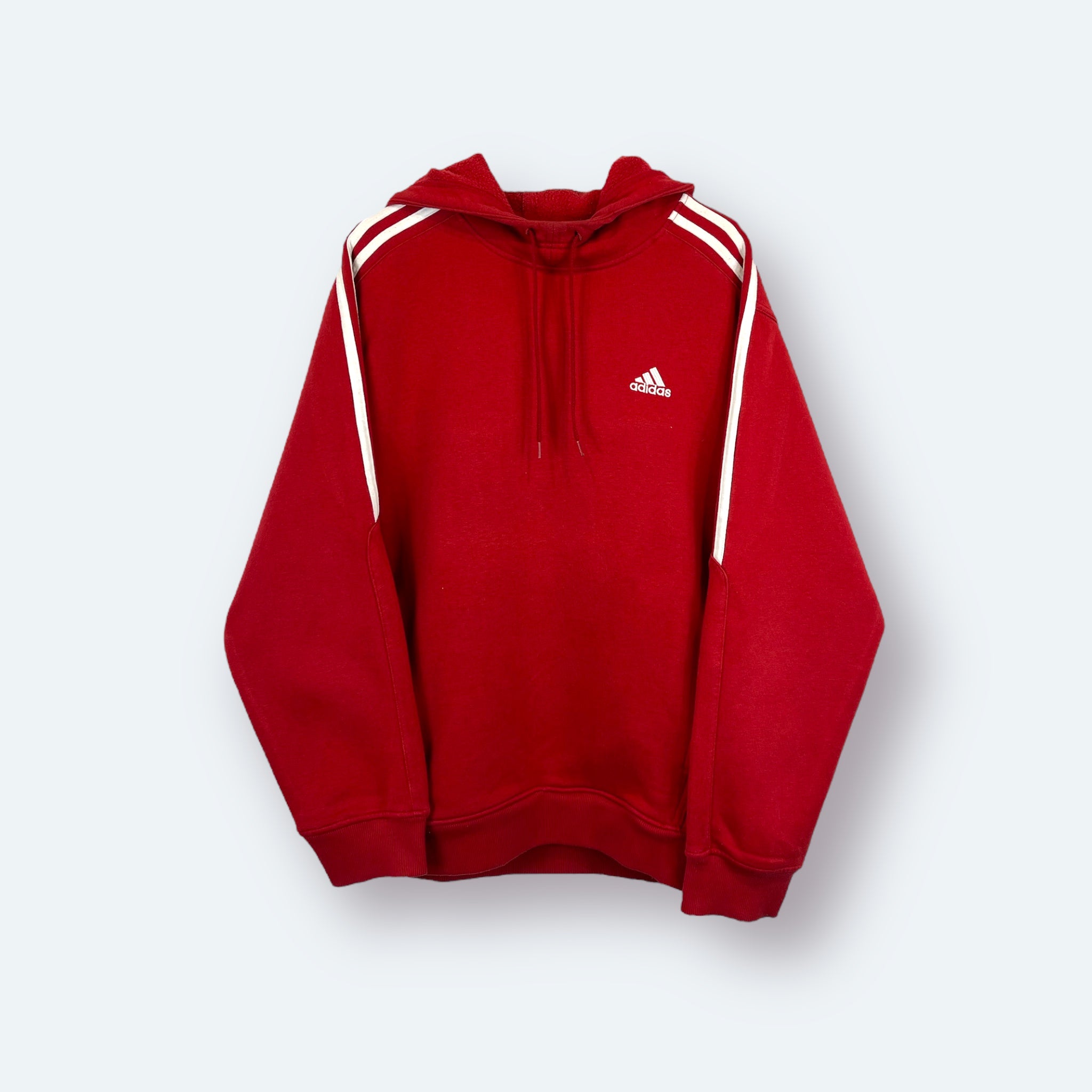 Adidas Hoodie 2002 bestickt Rot L - Vinverse