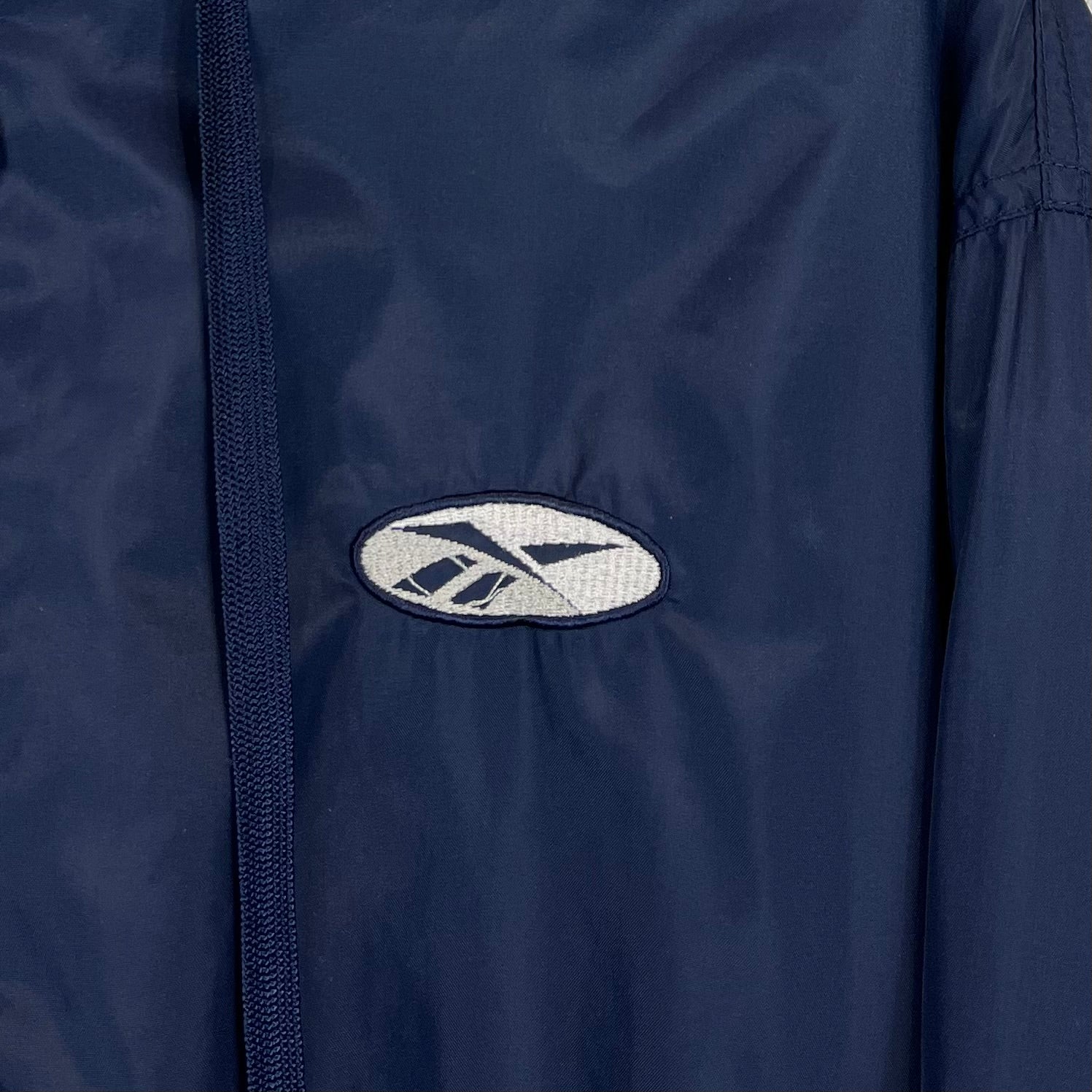 Reebok 2000er Vintage Jacke Marineblau L - Vinverse