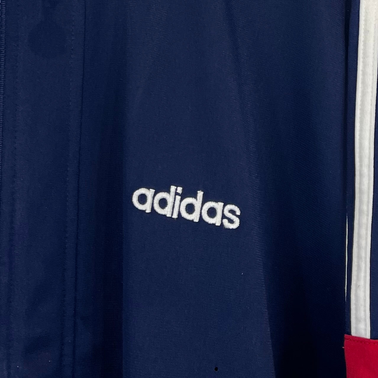 Adidas 90s Vintage Trainingsjacke Marineblau L - Vinverse