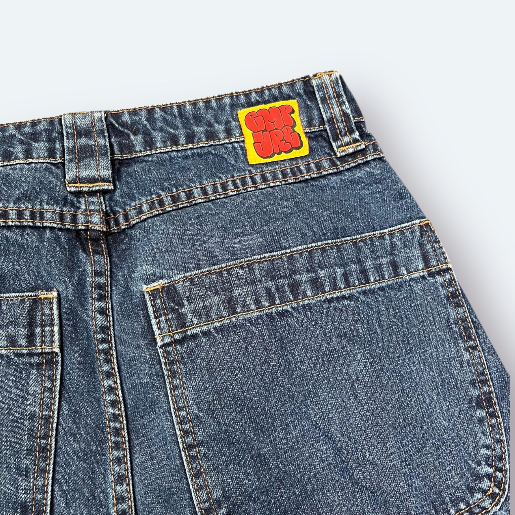 Empyre Jeans bestickt Blau Gr. 28 - Vinverse