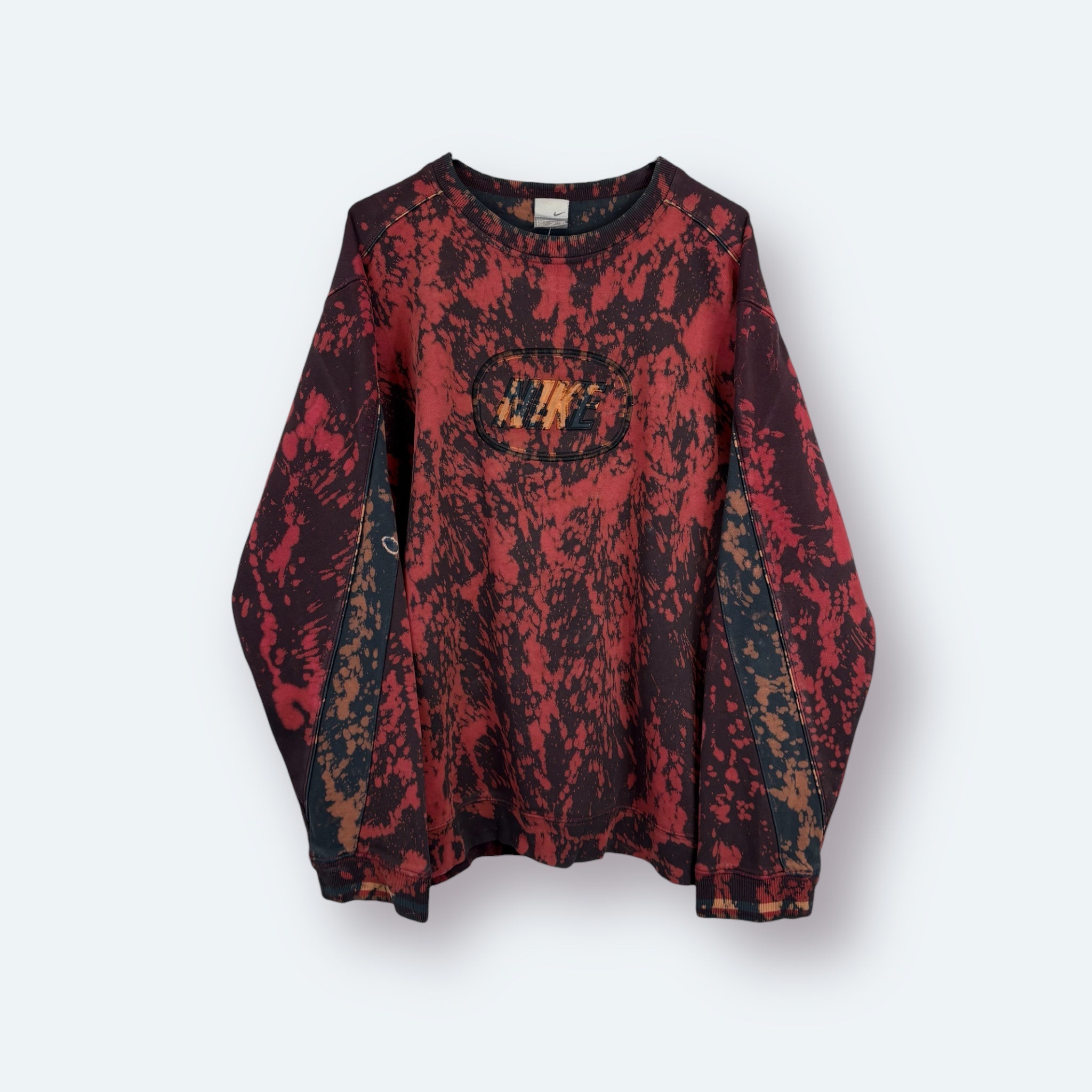 Nike Sweater 2000s Y2K Re:Bleach L - Vinverse