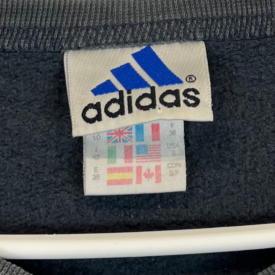 Adidas Damen Sweater 2001 bestickt Grau M - Vinverse