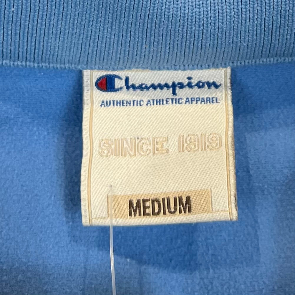 Champion Embroidered 90s Hooded Track Jacket M - Vinverse