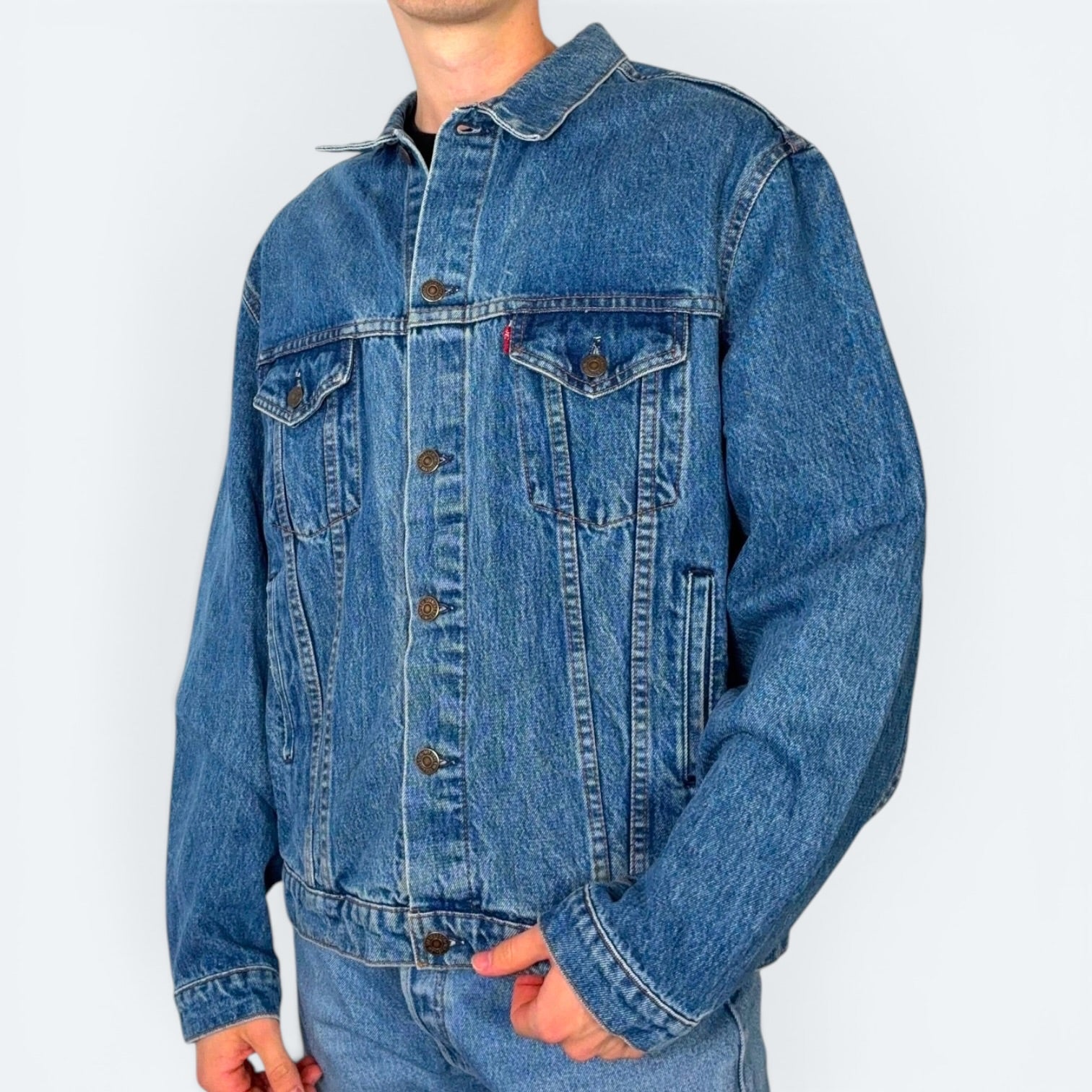 Levis Vintage Jeansjacke Blau M (SCHILD?) - Vinverse