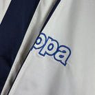Kappa 90s Vintage Trainingsjacke Weiß Marineblau XL - Vinverse