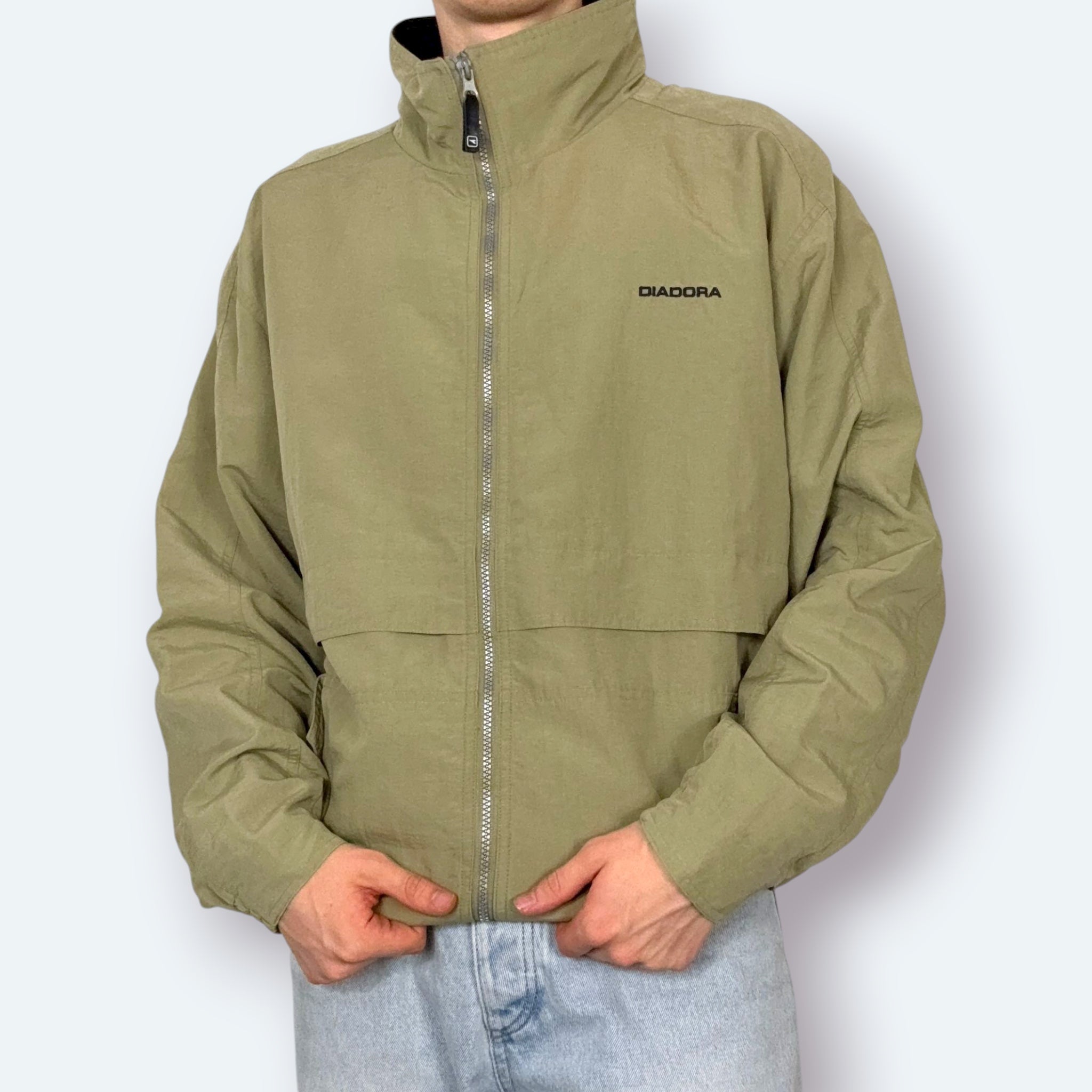 Diadora Trainingsjacke Khaki M - Vinverse