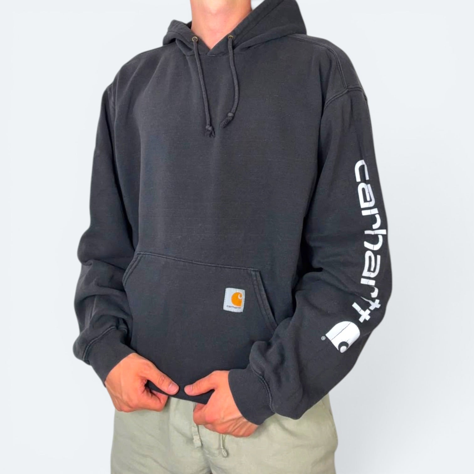 Carhartt Vintage Hoodie Grau XL - Vinverse