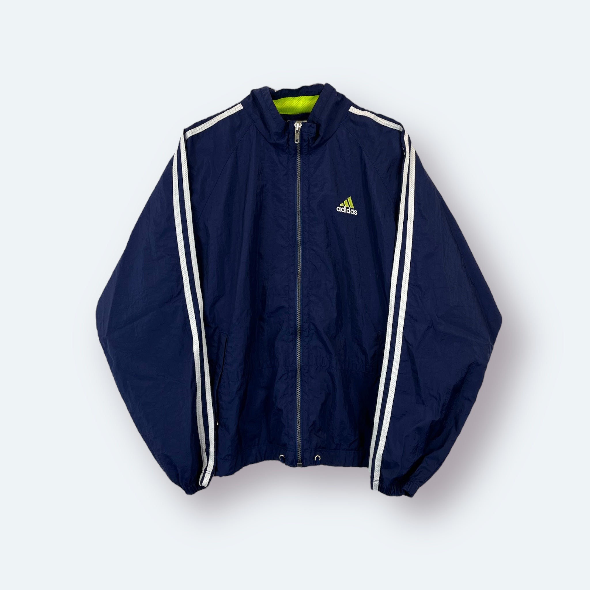 Adidas 90er Vintage Trainingsjacke Blau S - Vinverse