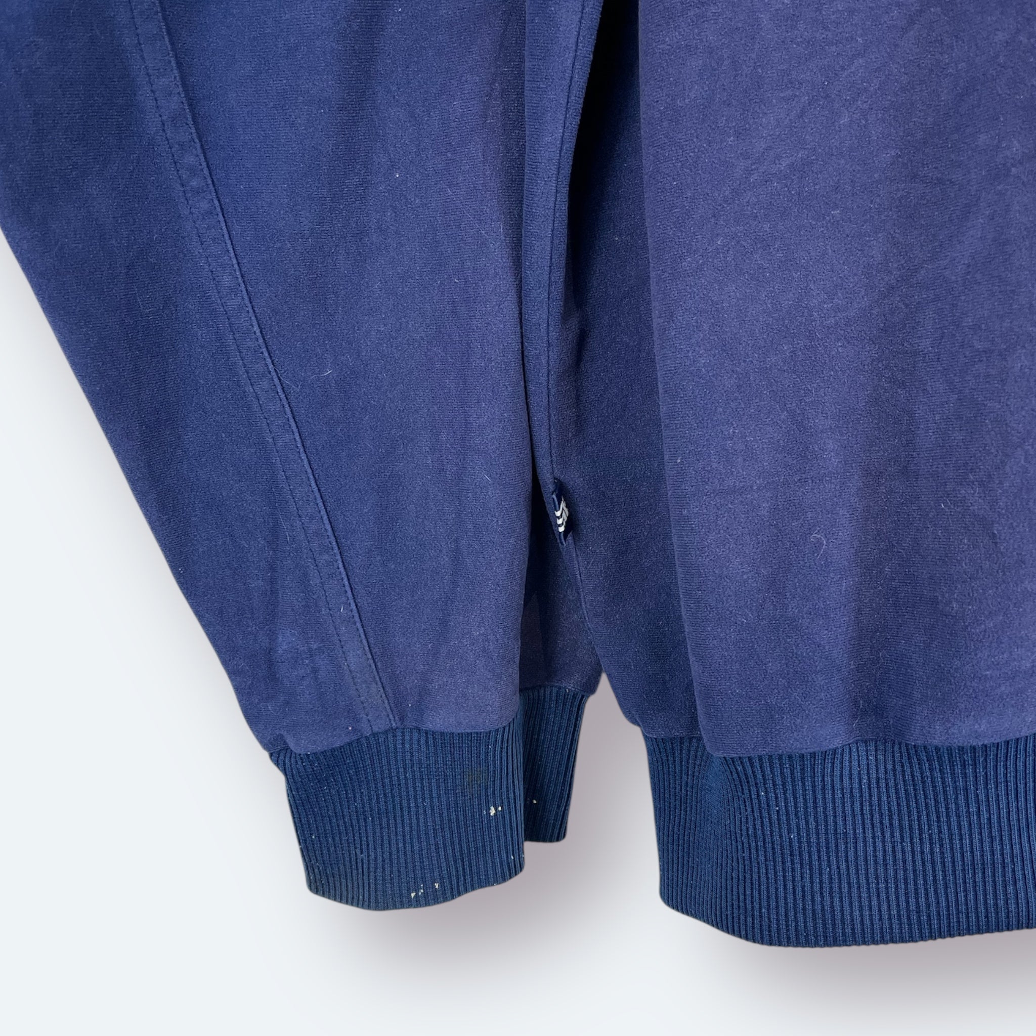 Adidas 2000 Vintage Samt Trainingsjacke Blau XL - Vinverse