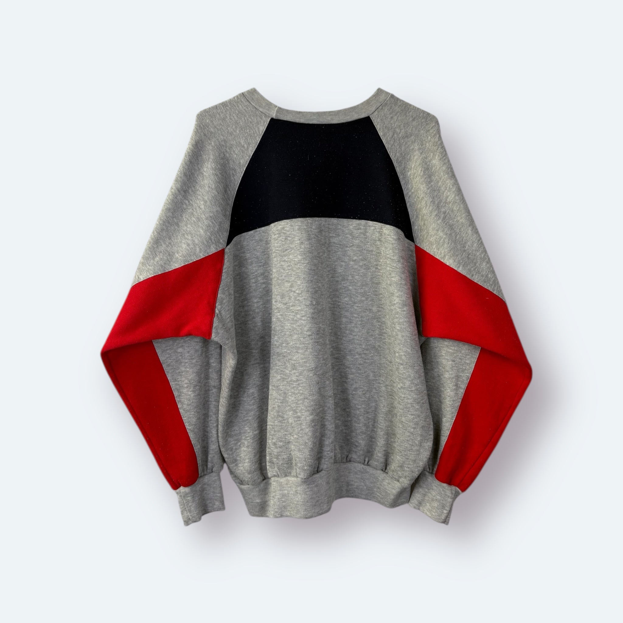Adidas 80er Vintage Print Sweater Grau L - Vinverse