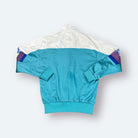 Ascis 90s Vintage Trainingsjacke Türkis Weiß XS - Vinverse