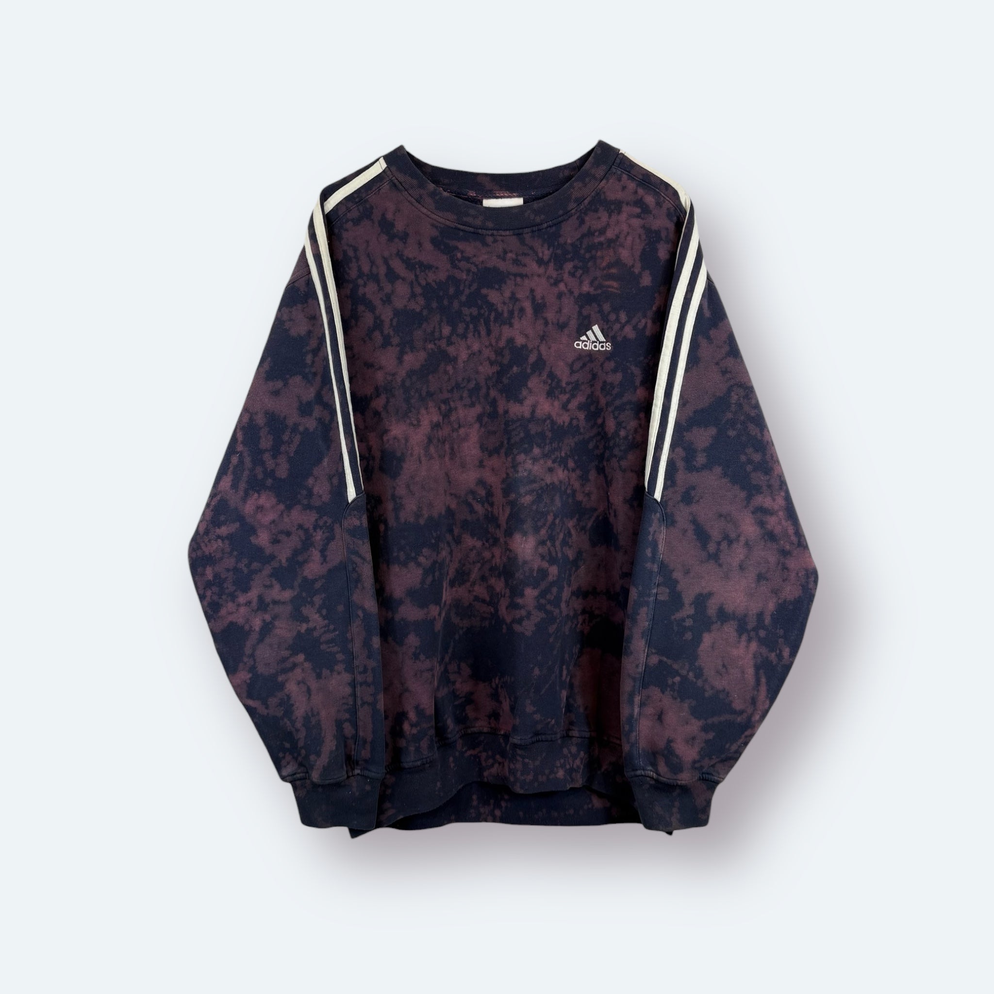 Adidas Y2K Sweater Re:Bleach 2001 Marineblau Lila L - Vinverse