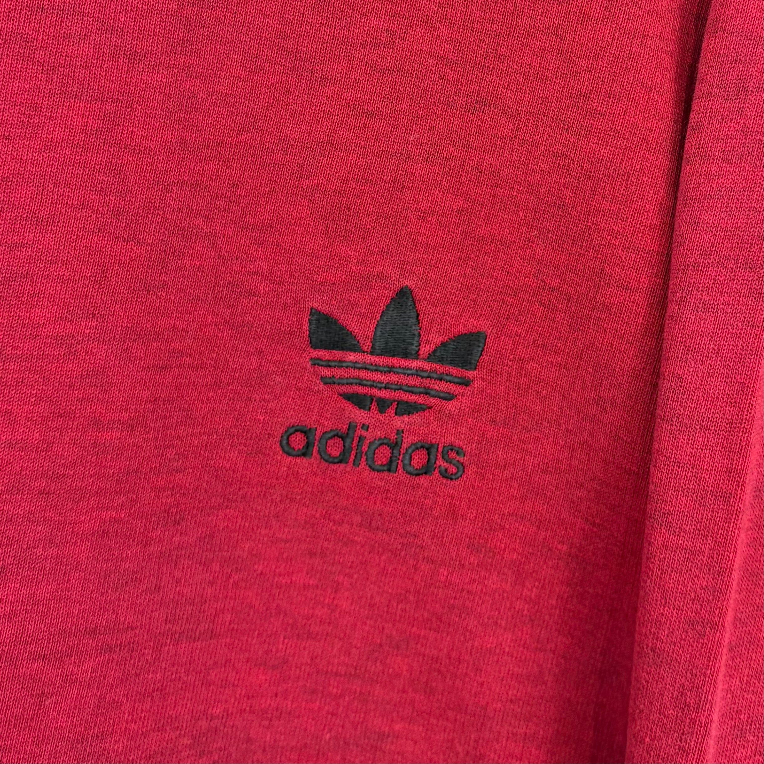 Adidas 90s Vintage Sweater Rot XL - Vinverse